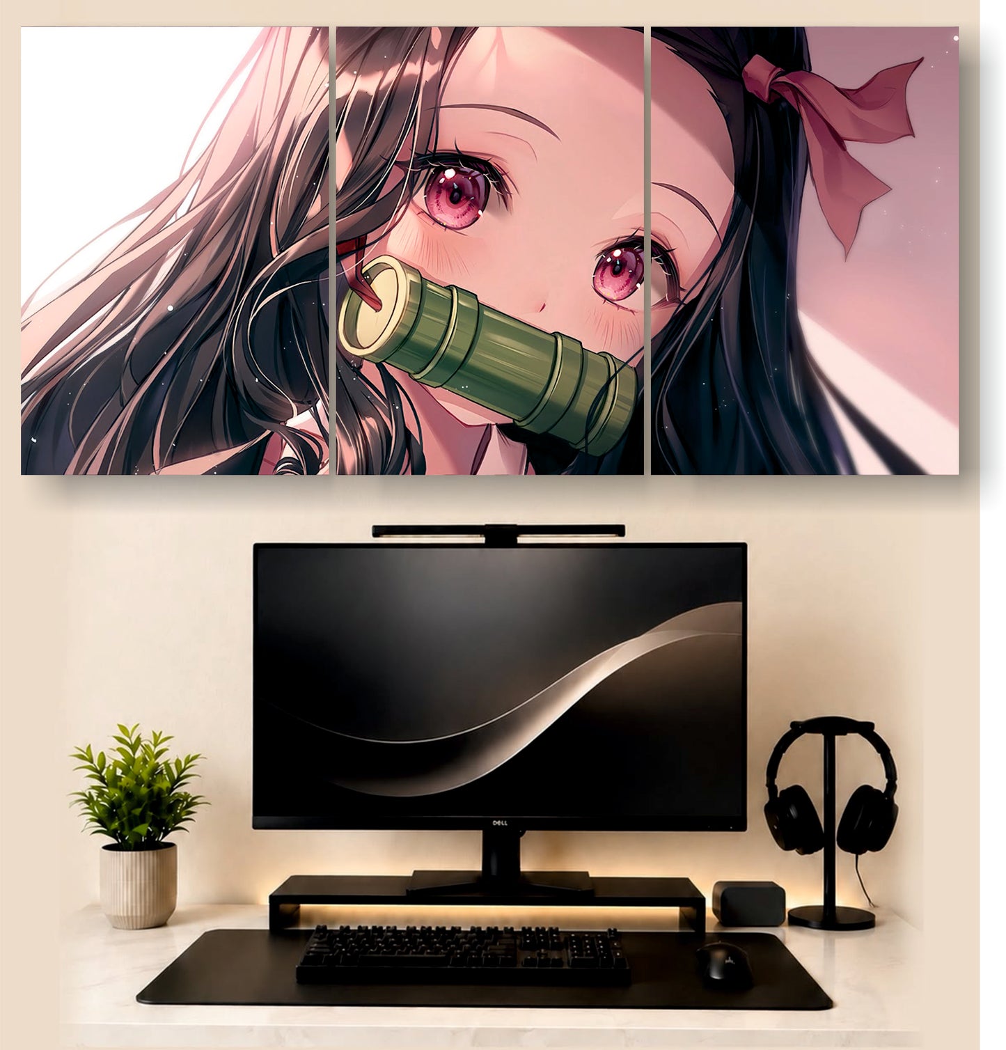 Demon Slayer Anime | 3 - Piece Split Poster | PosterDrip
