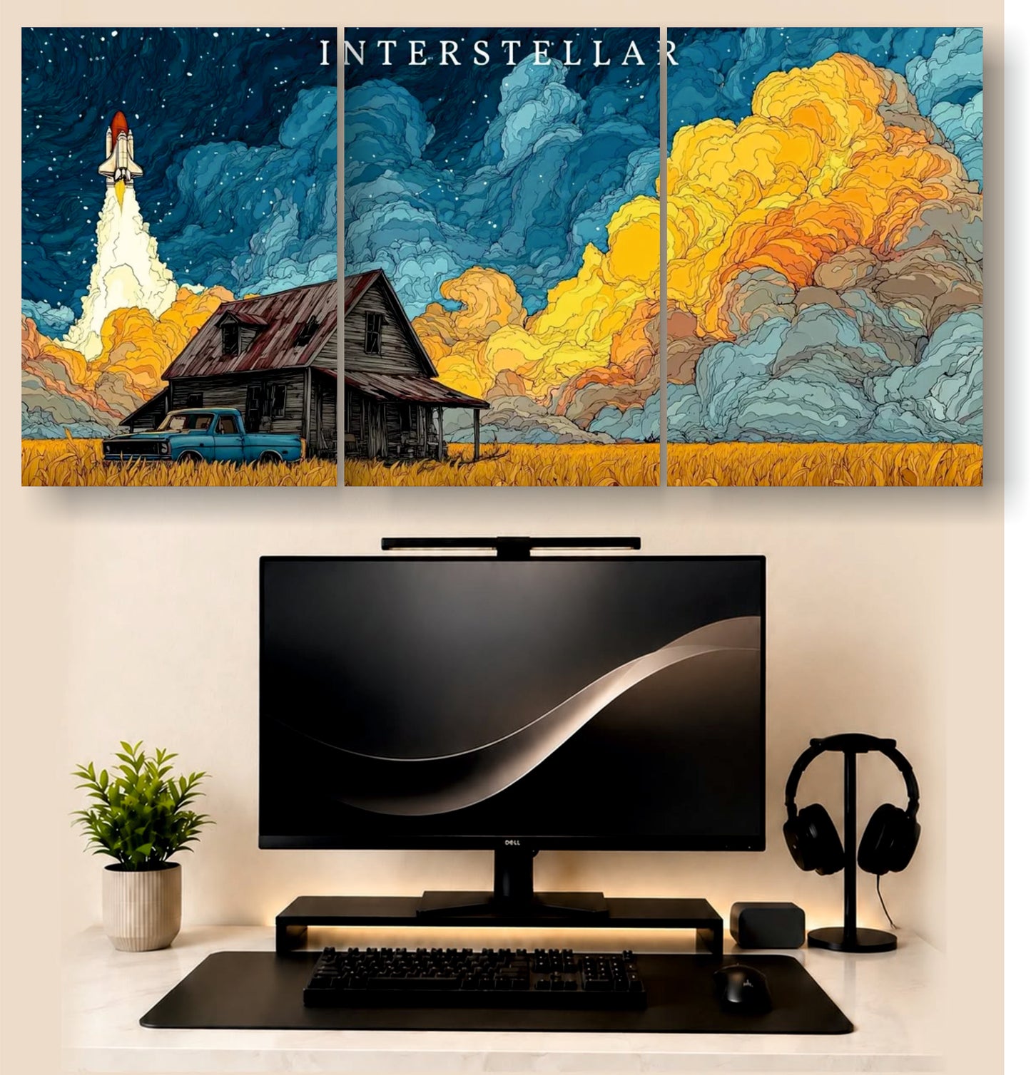 Interstellar Movie | 3 - Piece Split Poster | PosterDrip