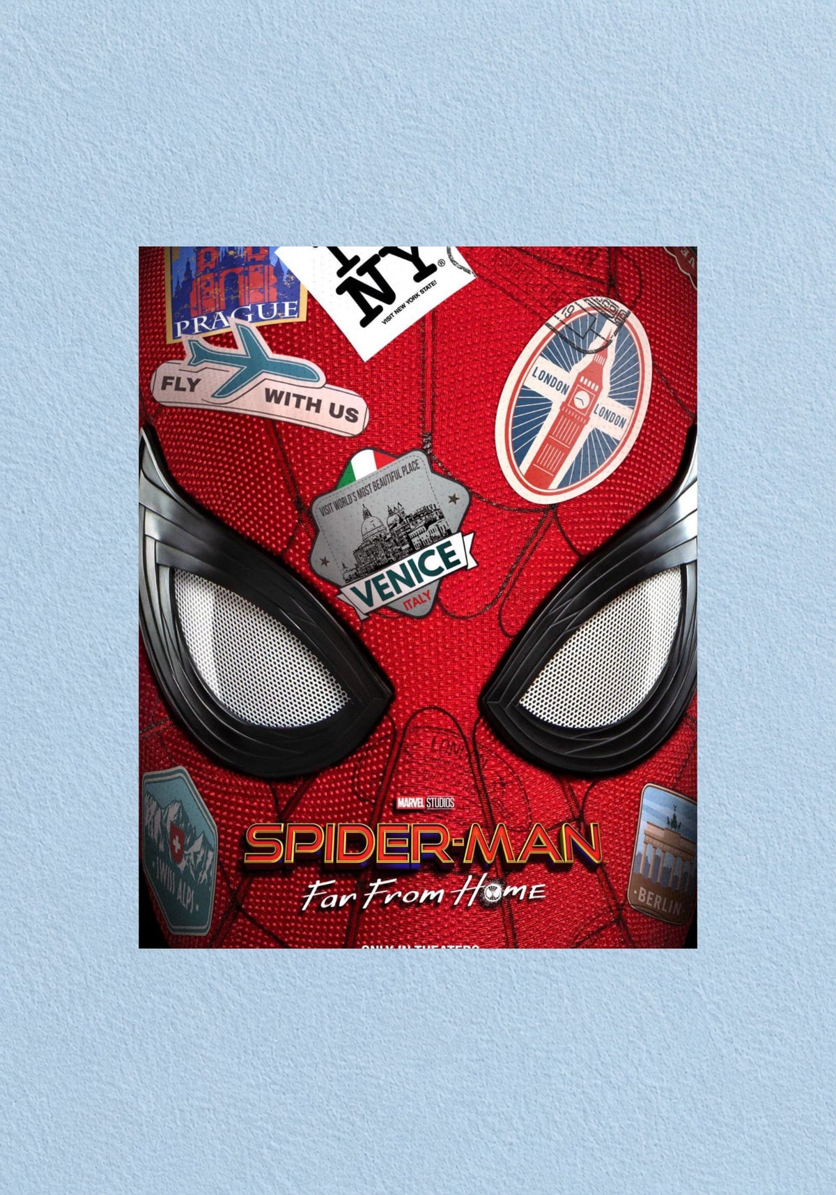 Spider-Man Mask Stickers Poster