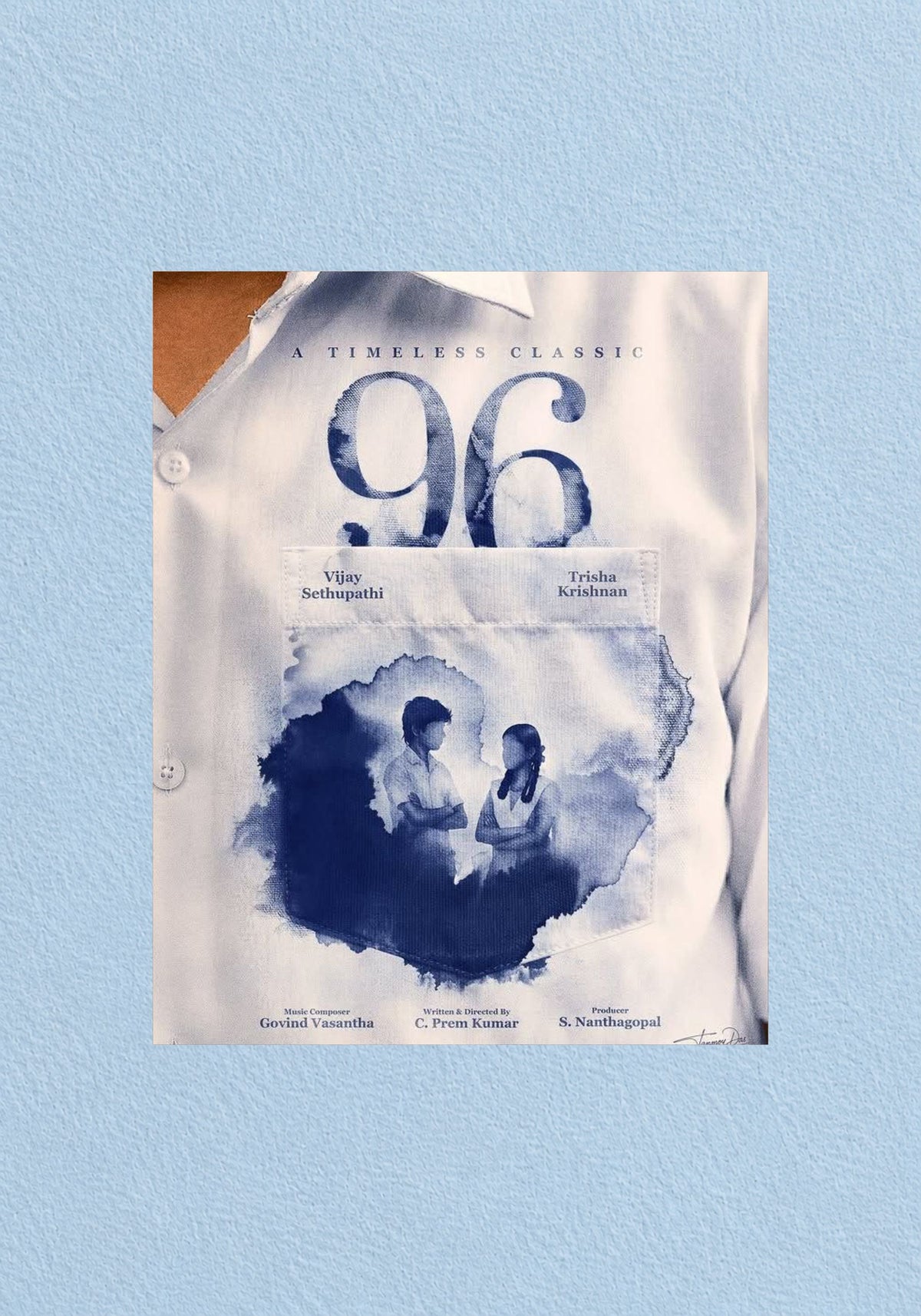 96 Vijay Sethupathi Trisha Poster