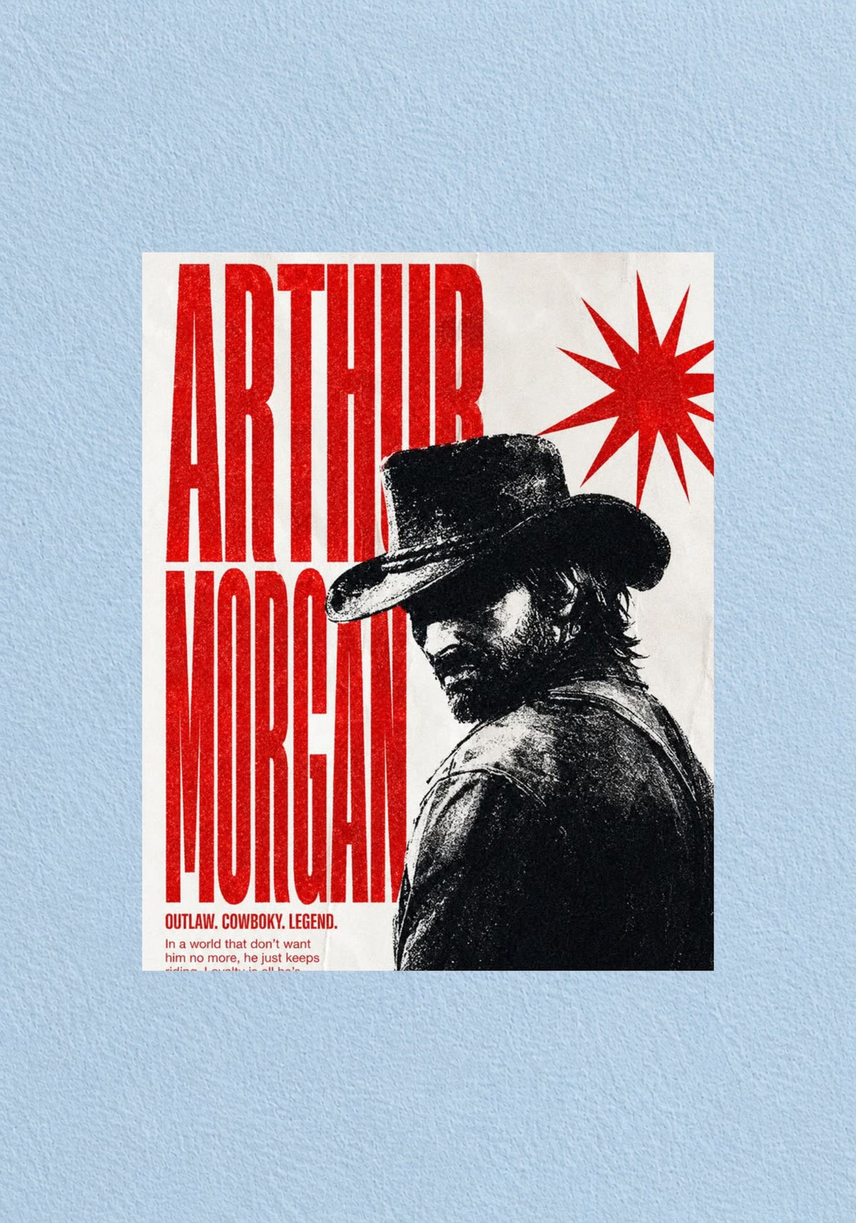 Arthur Morgan Red Dead Redemption Poster