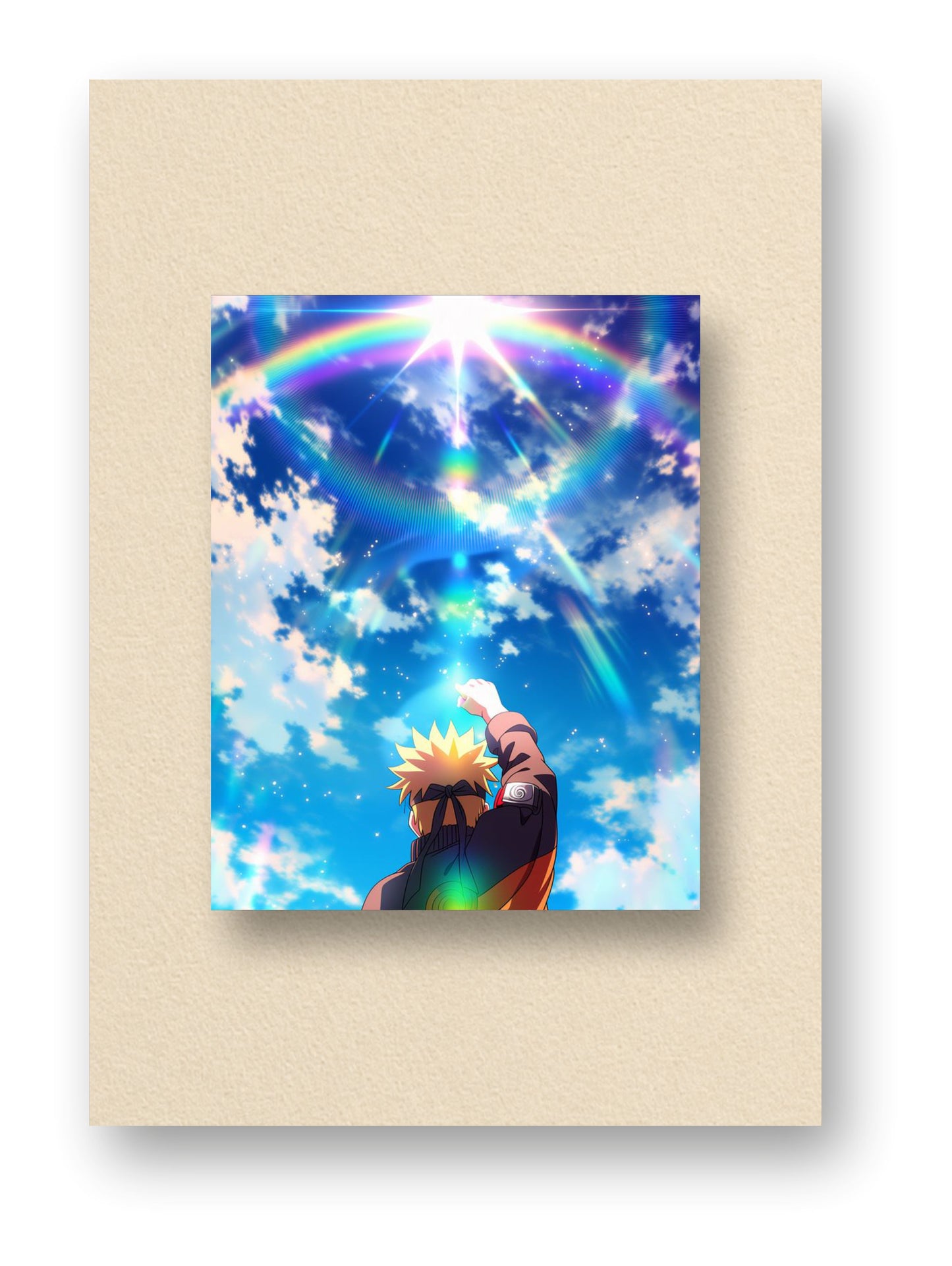 Naruto Uzumaki | Hokage Silhouette Poster