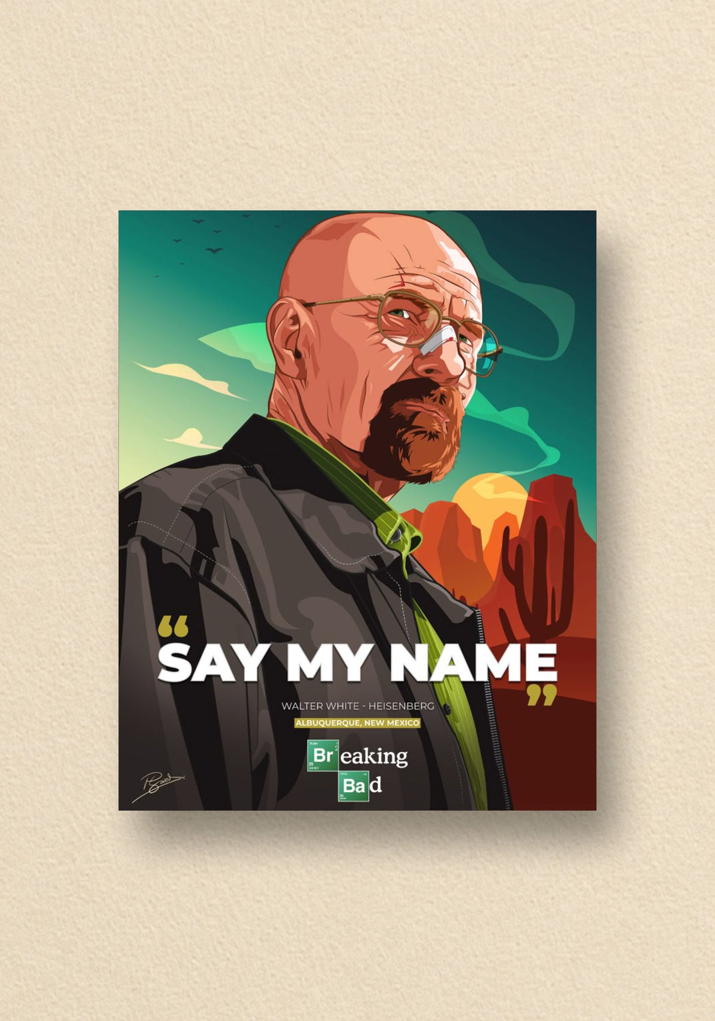 Say My Name Quote Poster | Breaking Bad