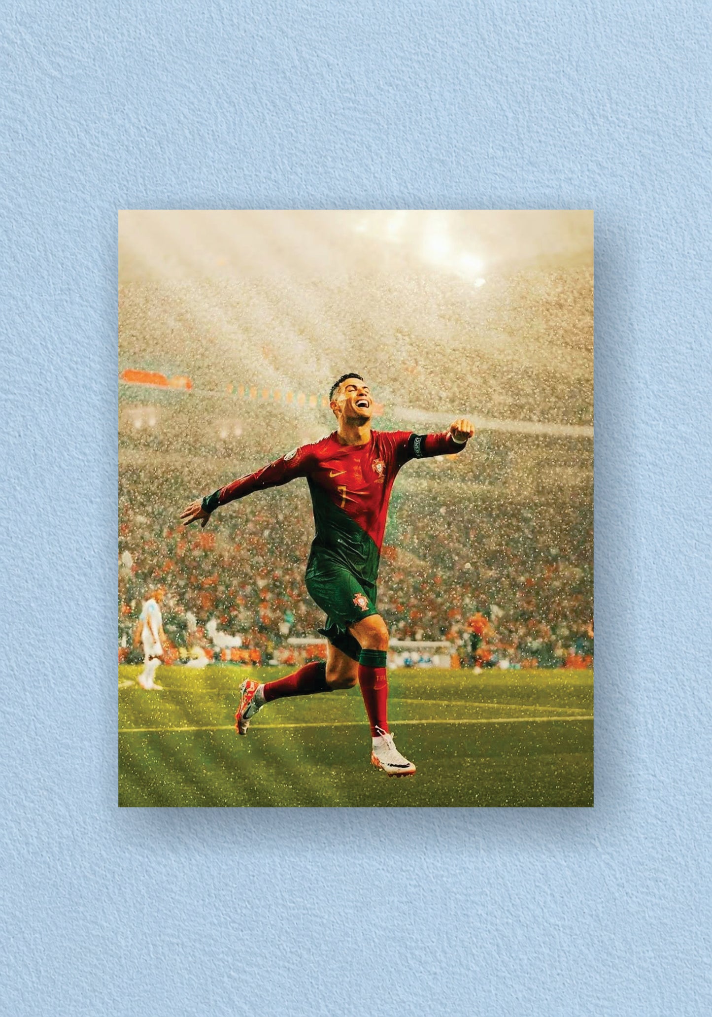 Cristiano Ronaldo Portugal Stadium Arms Out Celebration Poster – POSTERDRIP