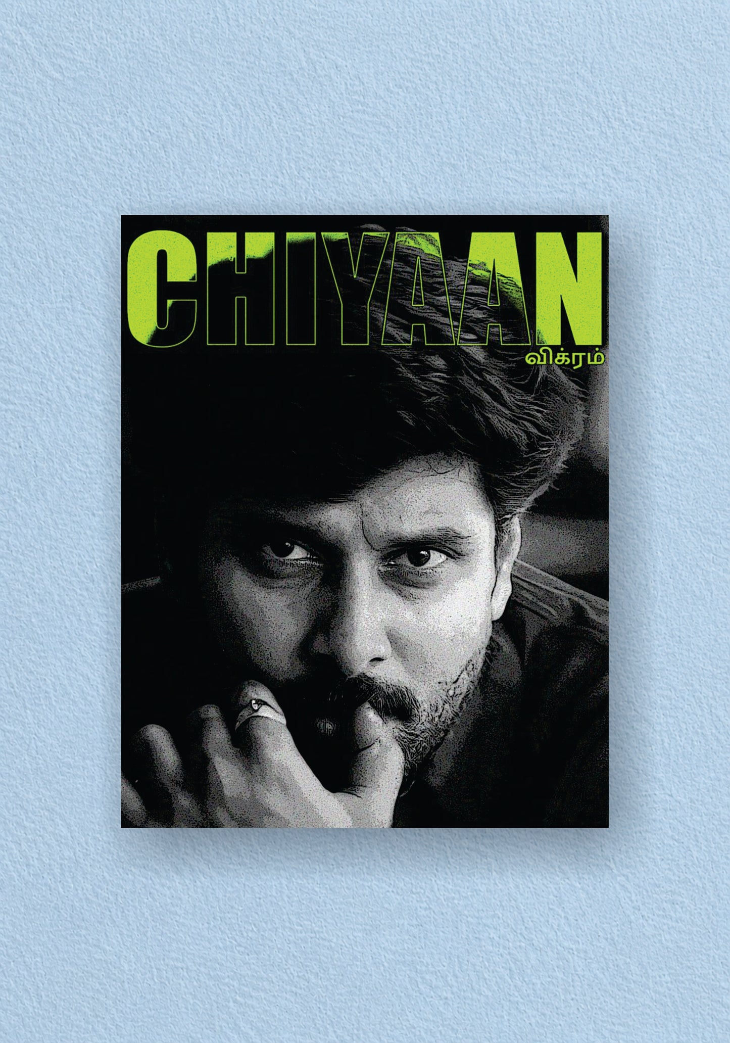 Chiyaan Vikram Neon Poster