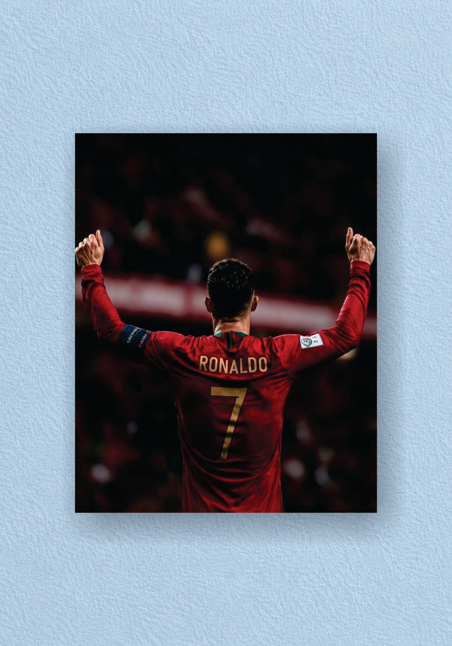 Cristiano Ronaldo Manchester United Number 7 Back View Poster – POSTERDRIP