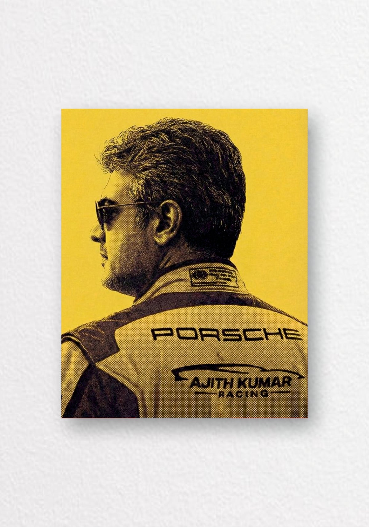 Ajith Kumar Porsche Racing Poster | Tamil Cinema Wall Art