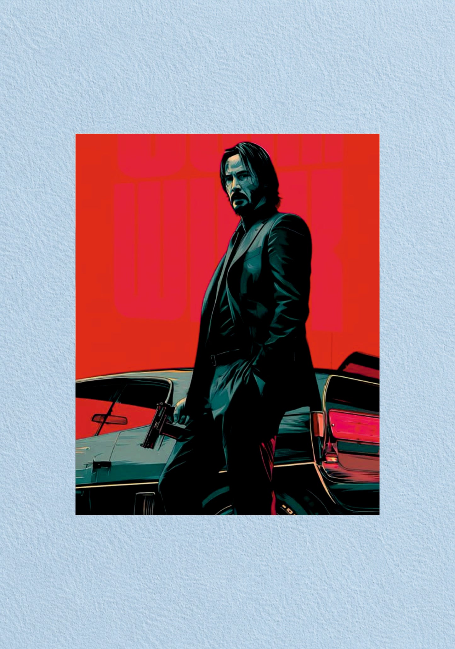 John Wick Comic Poster | Hollywood Wall Poster