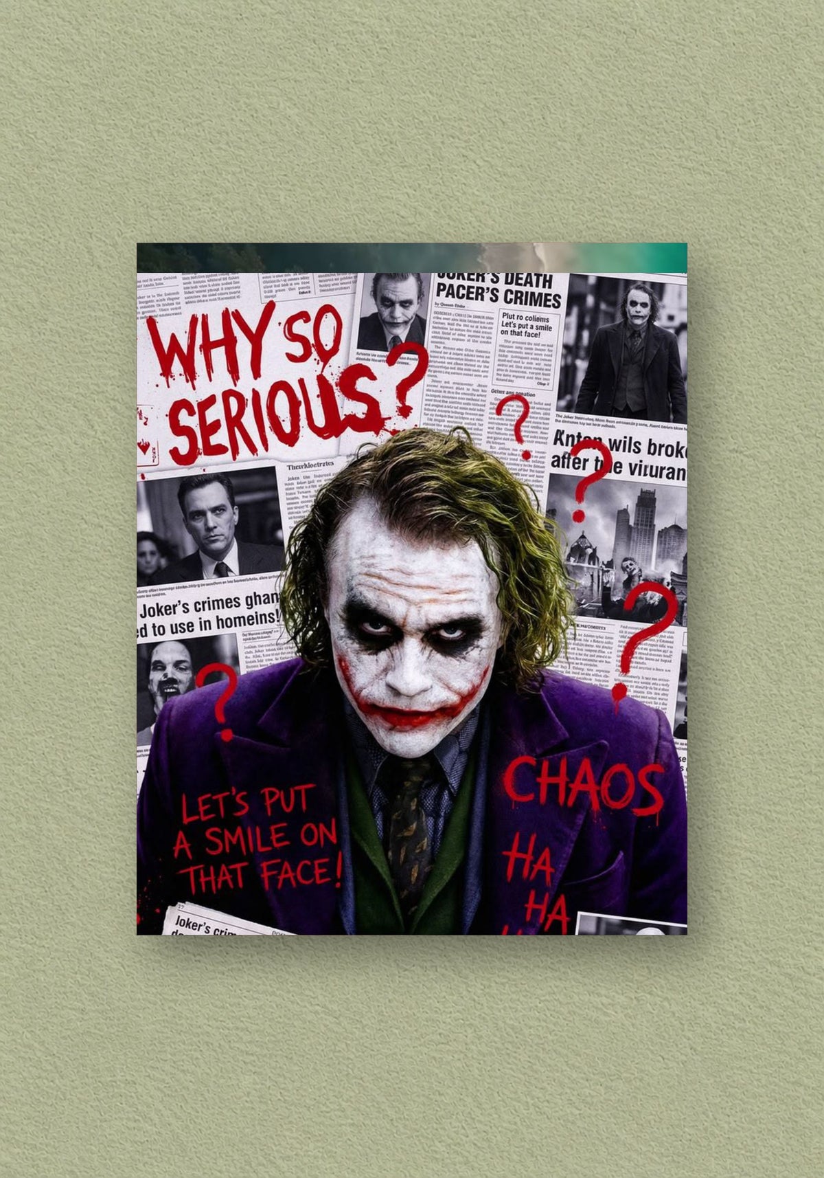 Why So Serious Poster | Joker | DC