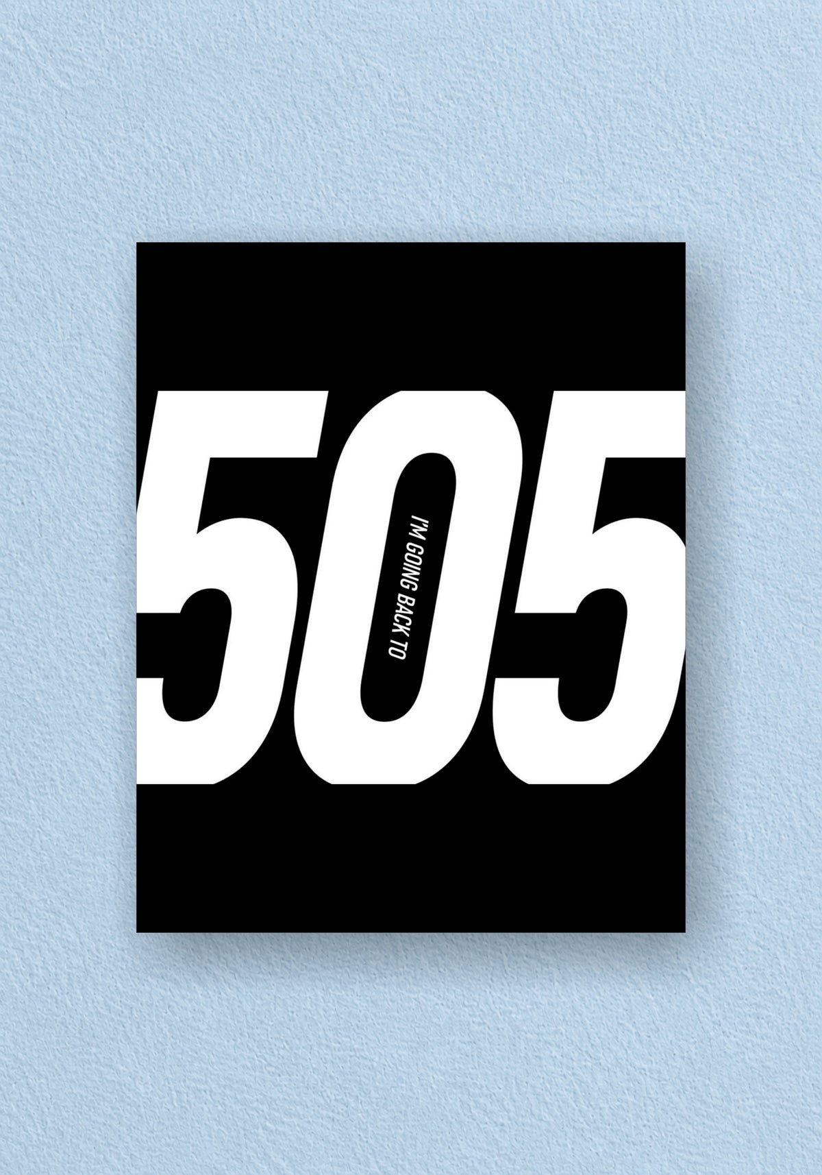 505 Poster | Music Wall Poster