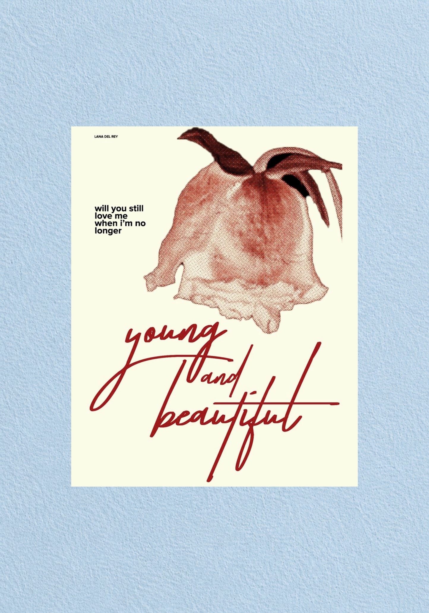 Young And Beautiful Poster | Music Wall Poster