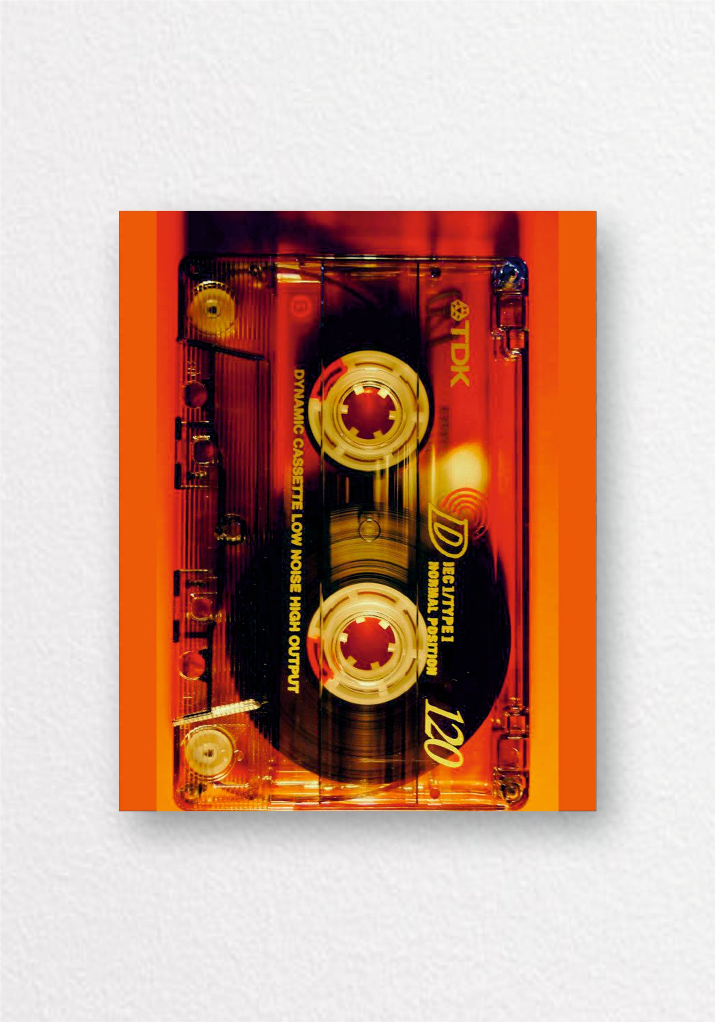 Retro Cassette Tape Poster | Vintage Music Aesthetic Wall Art