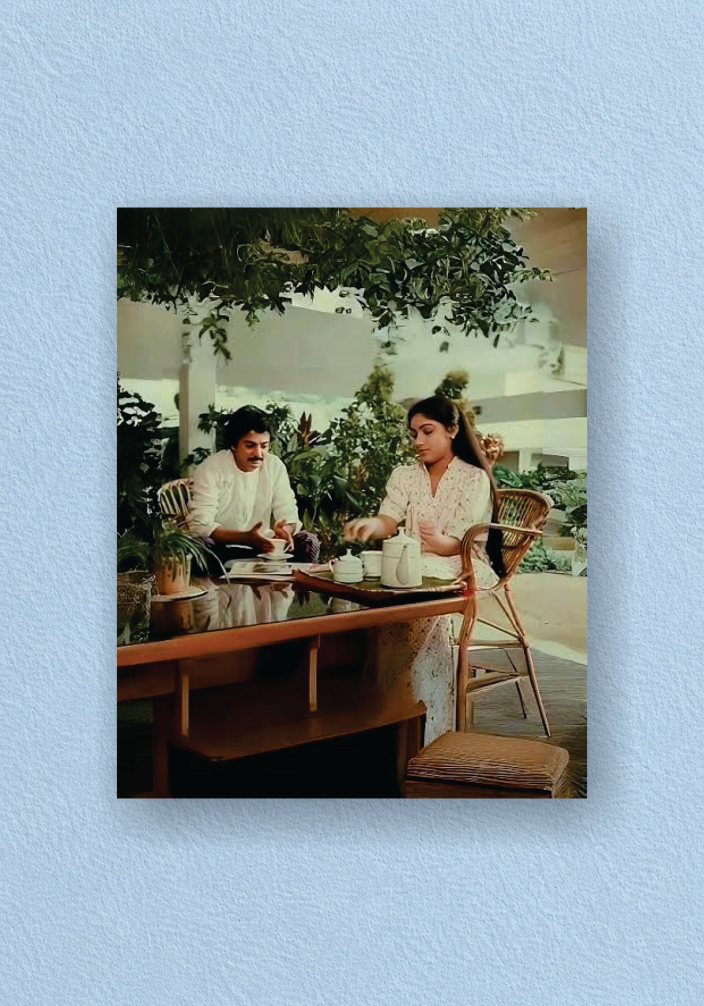 Classic Malayalam Tea Scene Still Poster