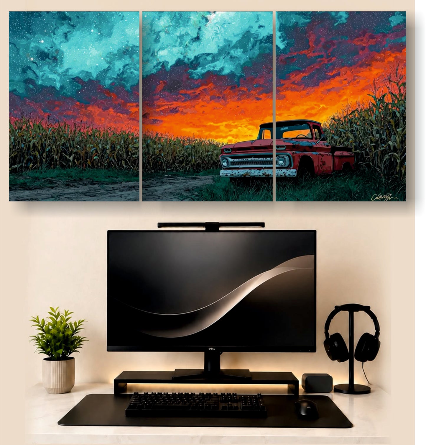 JDM Car Wall Art – 3-Piece Split Poster | Drift Culture Room Decor