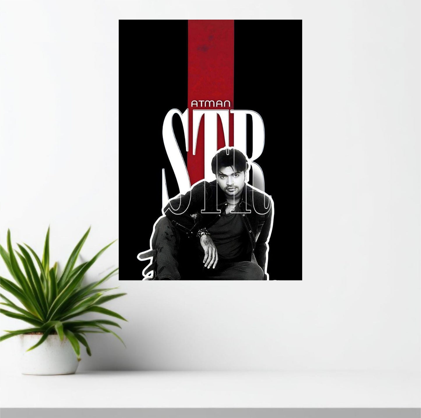 STR Simbu Tamil Actor Poster | Kollywood Star Wall Art India