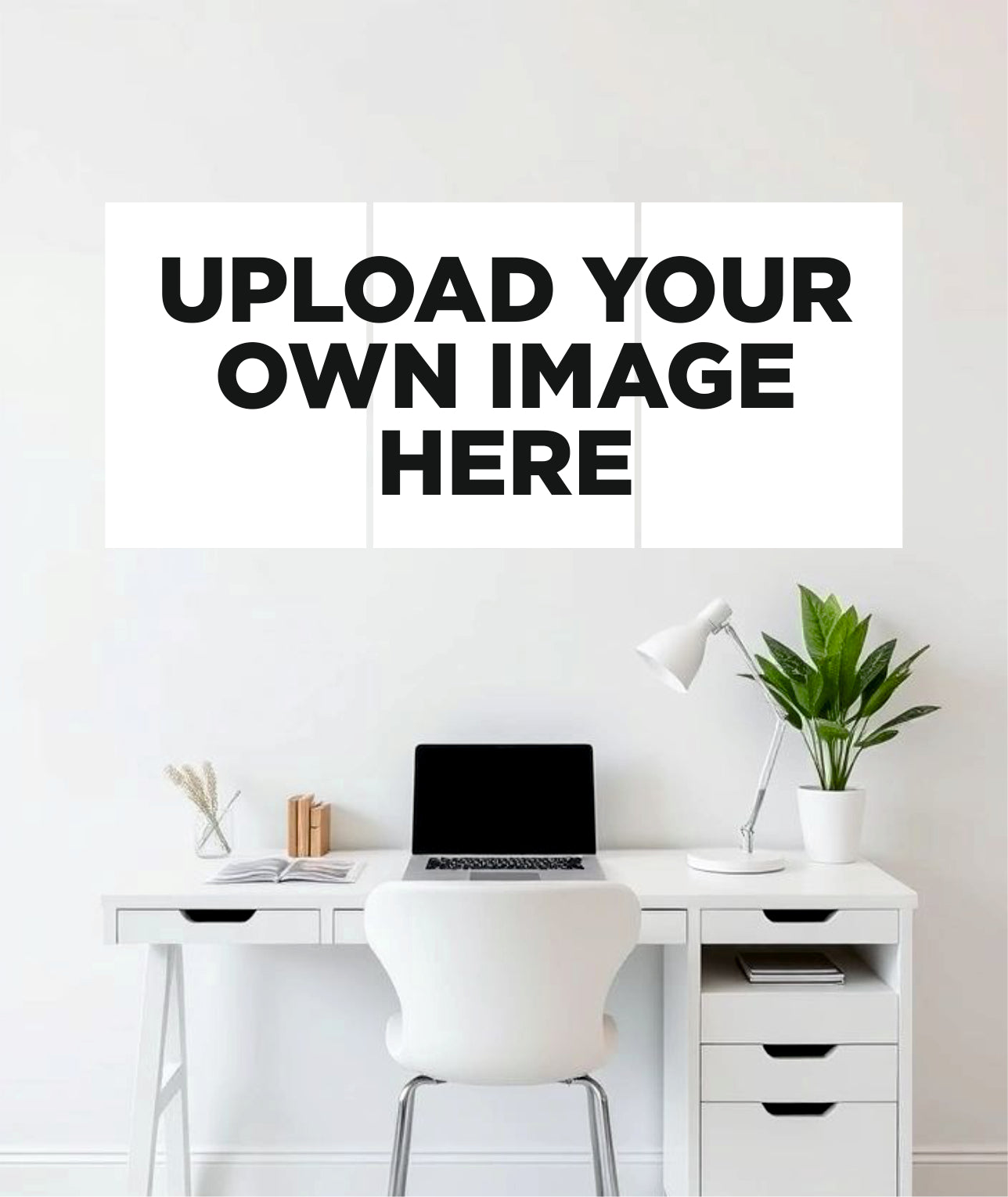 Customize Your Wall – 3-Piece Split Art Set