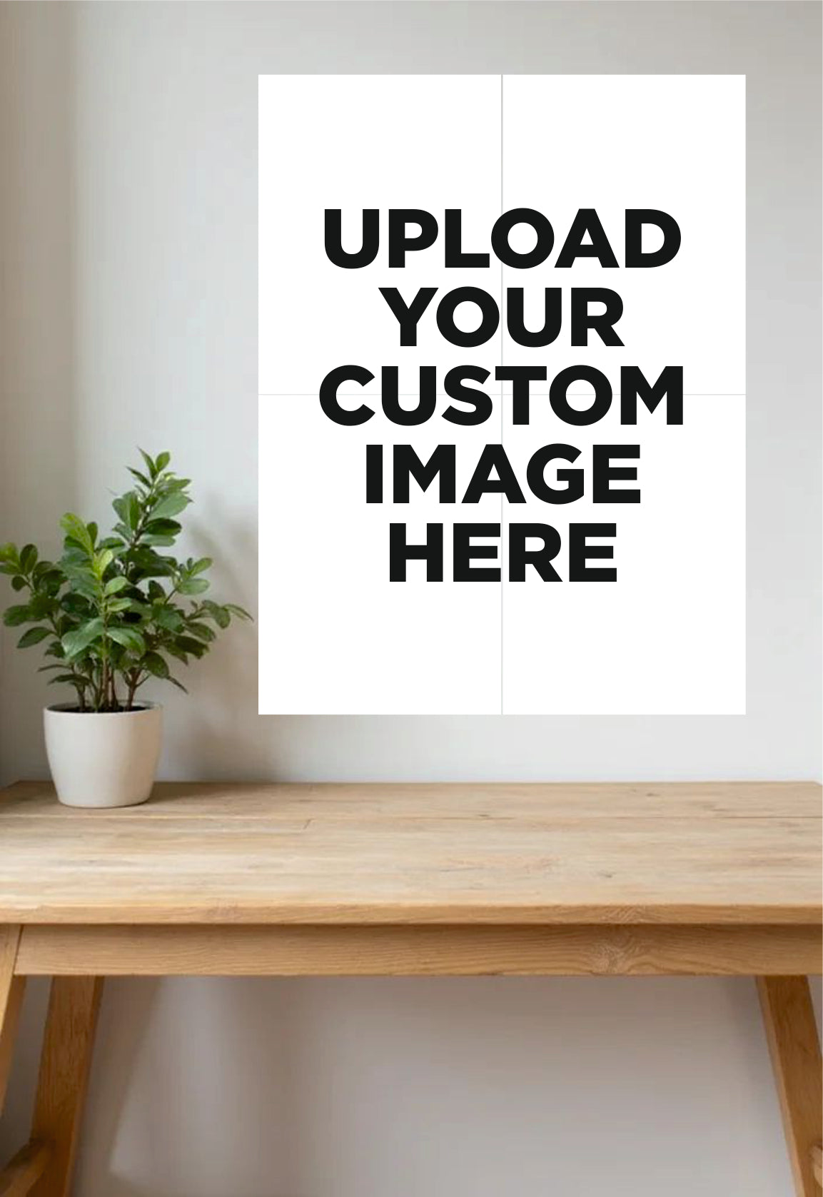 Customize Your Wall – 4-Piece Split Art Set (2×2 Grid)