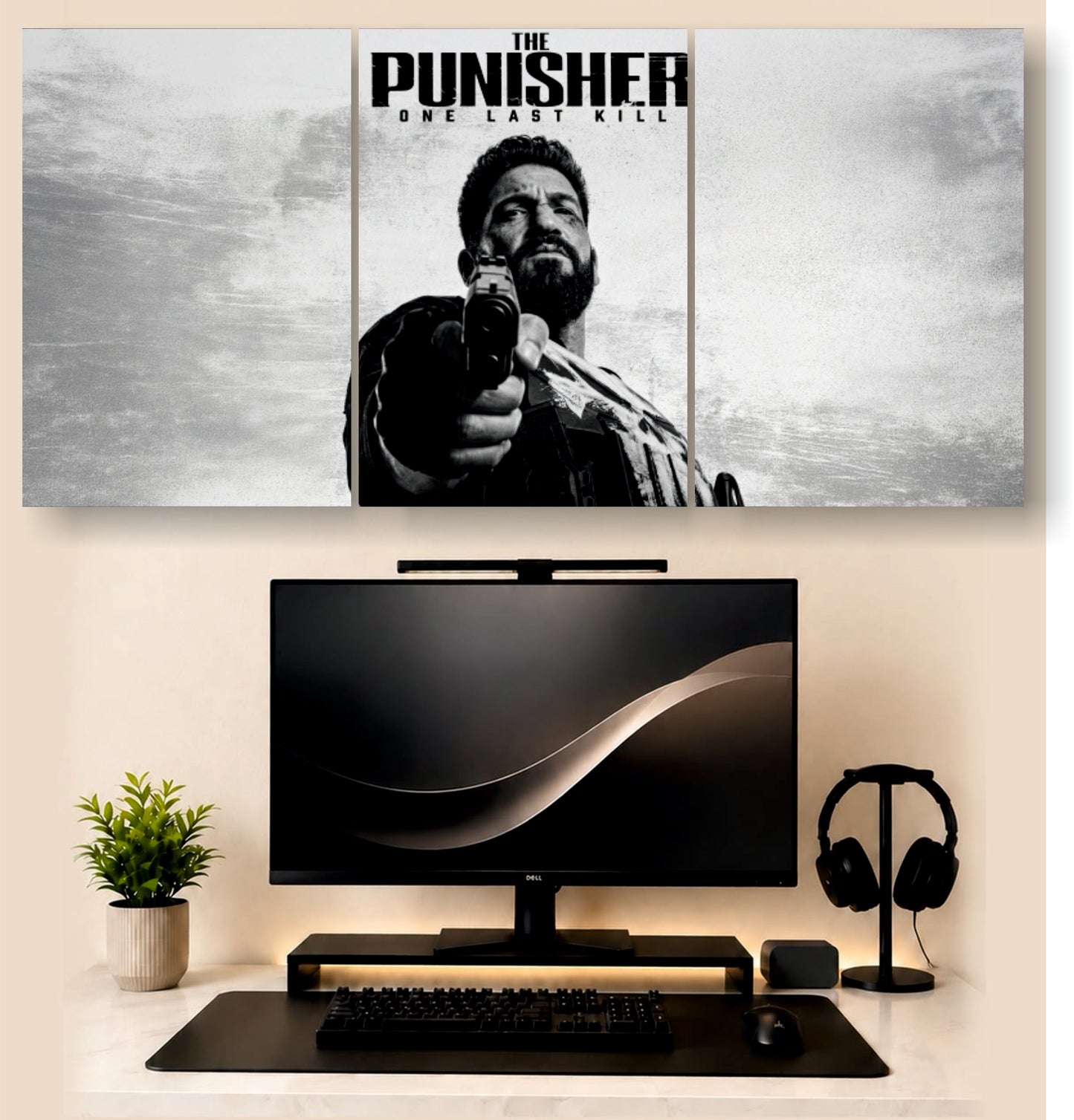 The Punisher  | 3 - Piece Split Poster | PosterDrip