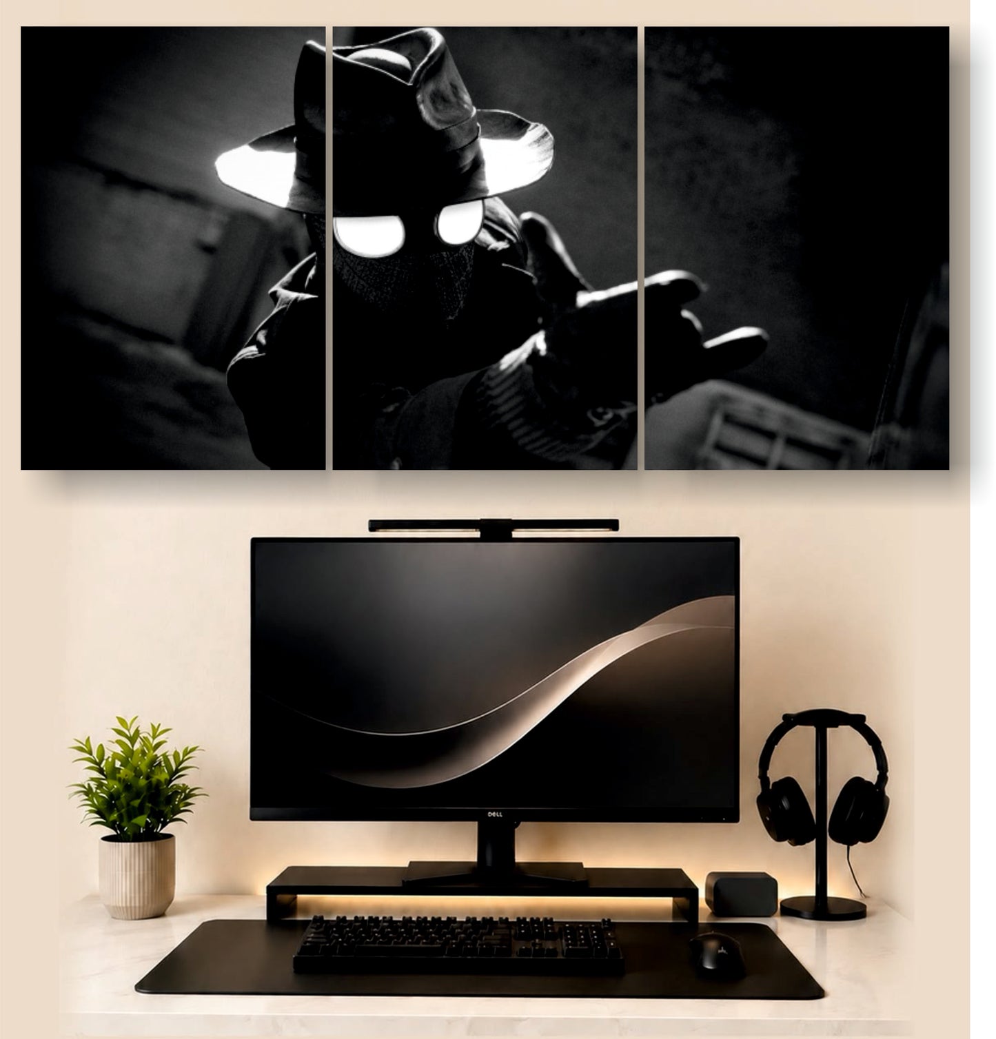 Spider Man Noir | 3 - Piece Split Poster | PosterDrip