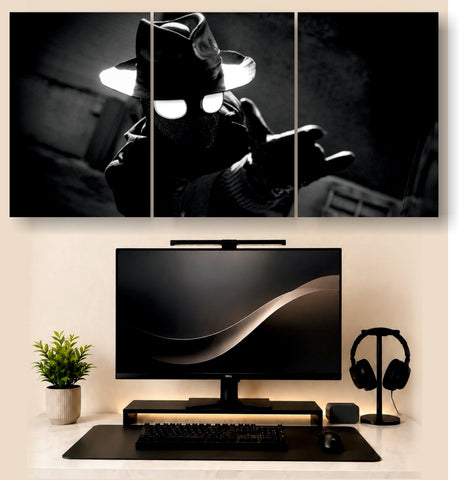 Spider Man Noir | 3 - Piece Split Poster | PosterDrip