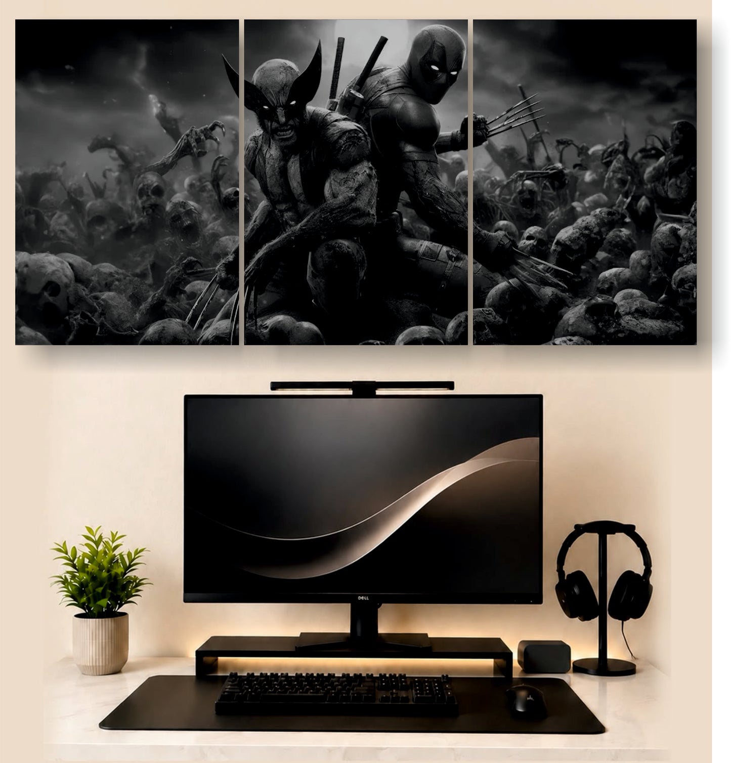 Wovelrine DeadPool | 3 - Piece Split Poster | PosterDrip