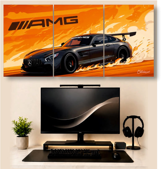 AMG Car | 3 - Piece Split Poster | PosterDrip