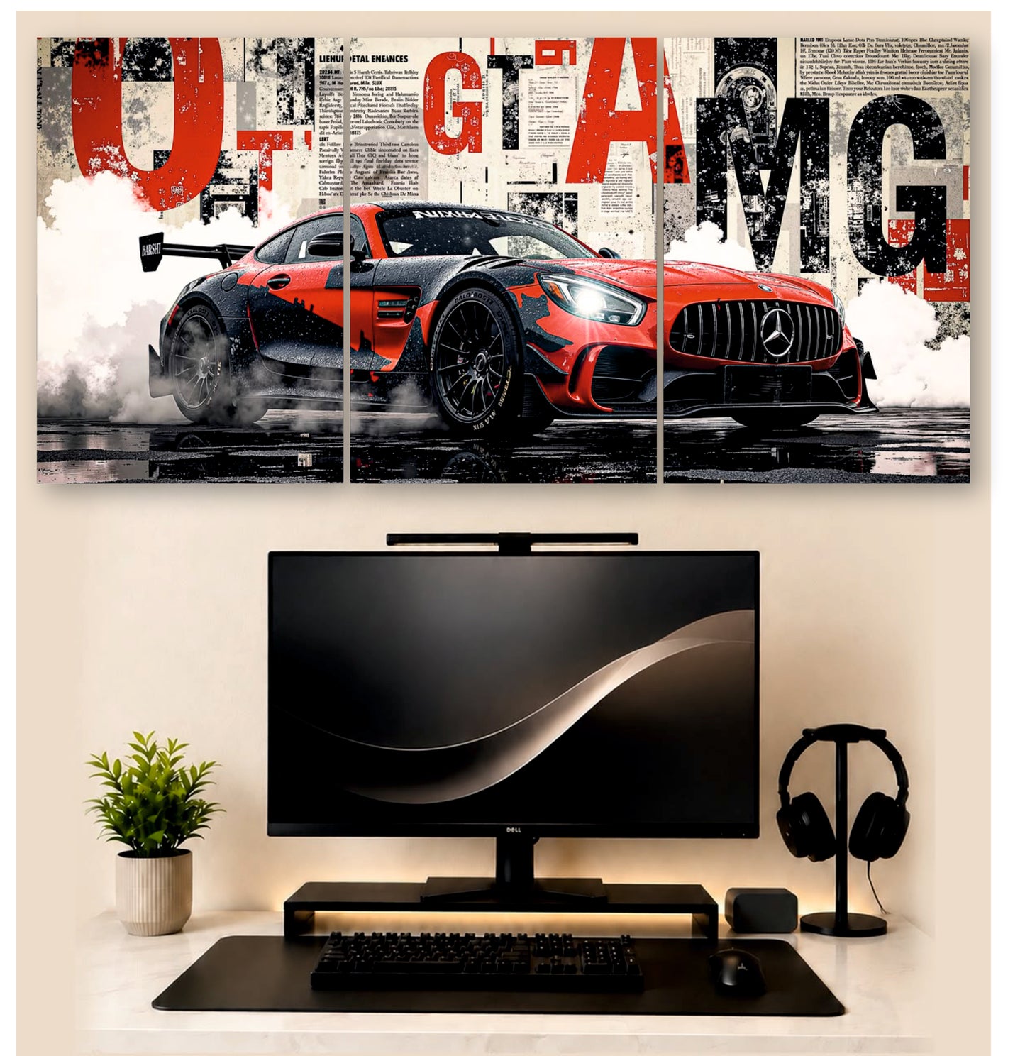 Mercedes | 3 - Piece Split Poster | PosterDrip