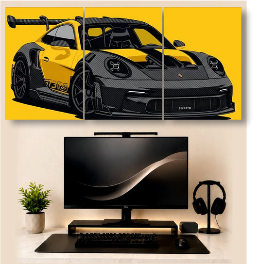 GT3 RS | 3 - Piece Split Poster | PosterDrip