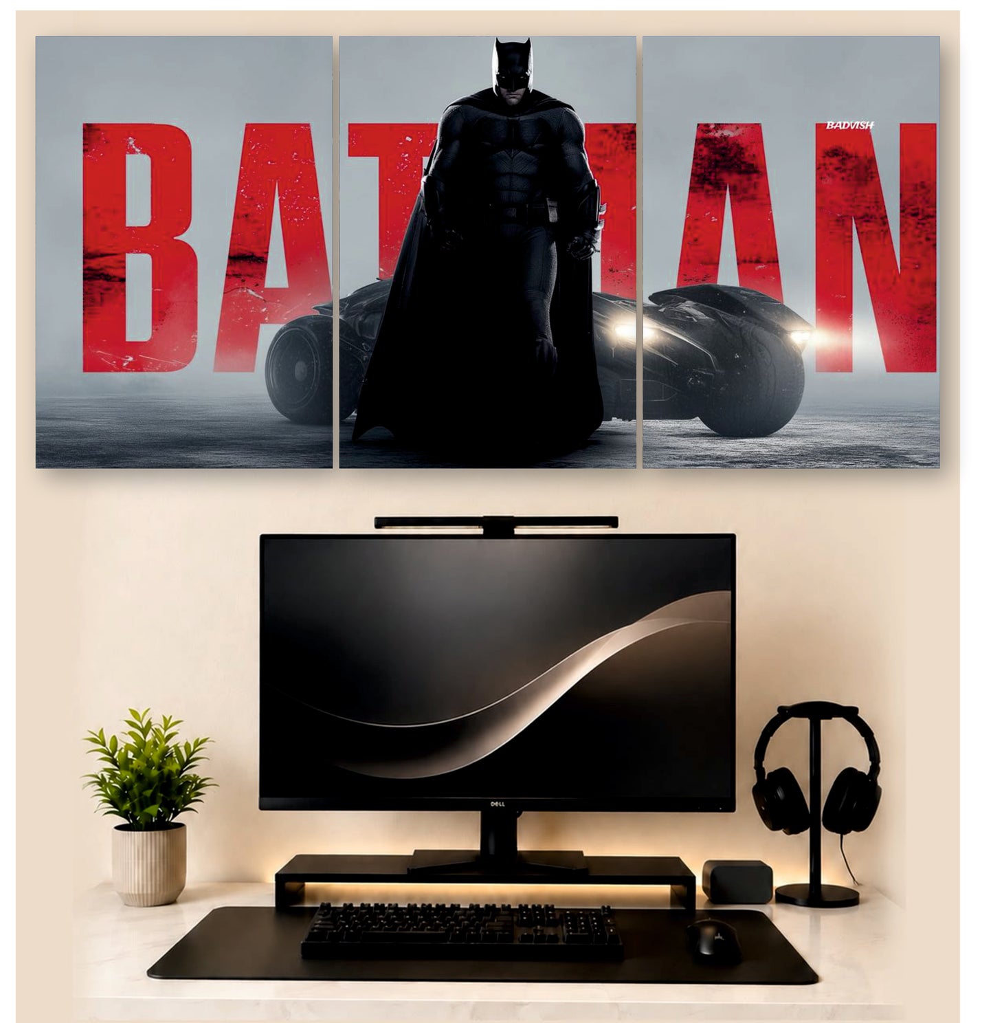 BATMAN | 3 - Piece Split Poster | PosterDrip