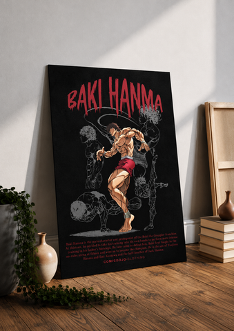 Baki Hanma – Anime Gym Art Poster | Wall Art