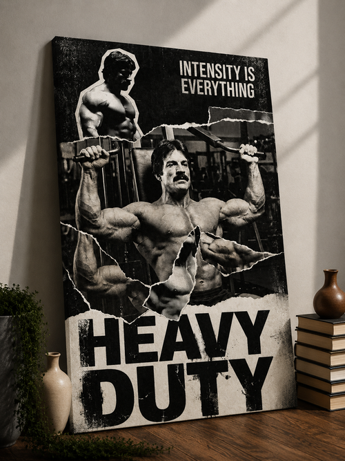 Heavy Duty – Intensity Is Everything Gym Poster | Wall Art