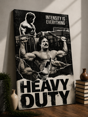 Heavy Duty – Intensity Is Everything Gym Poster | Wall Art