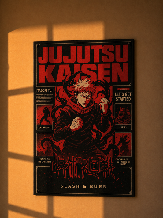 Jujutsu Kaisen Yuji Poster