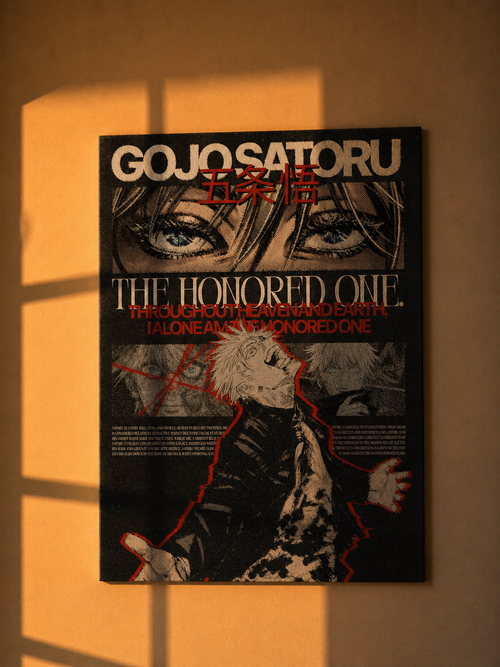Gojo Satoru Honored One Poster