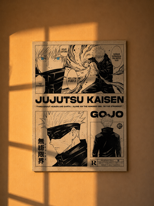 Gojo Hollow Purple Poster