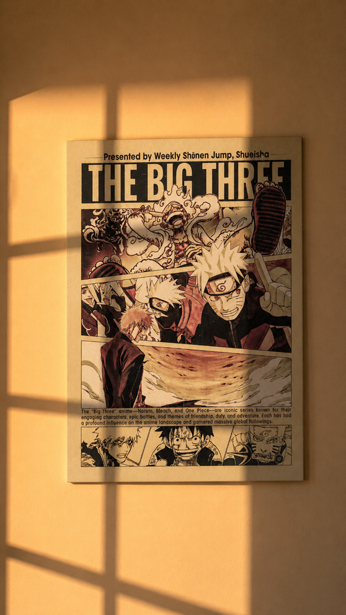 The Big Three Anime Poster