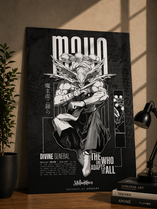 Mahoraga Divine General Shikigami Jujutsu Kaisen Poster