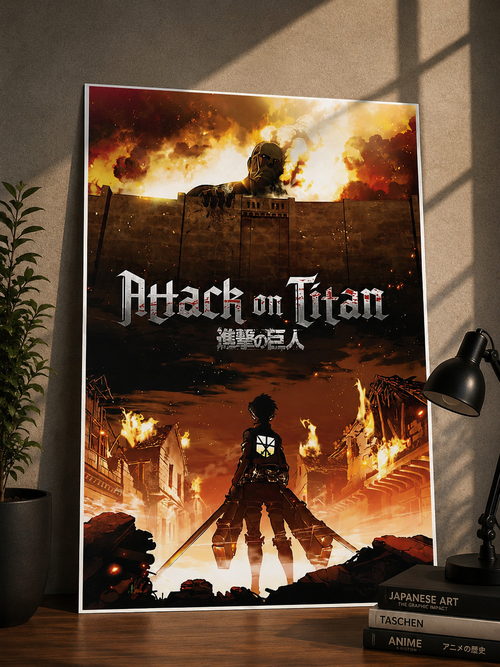 Attack on Titan Colossal Titan Wall Break Epic Poster