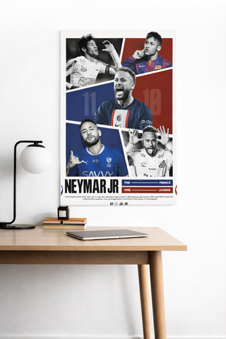 Neymar Jr The Prince multi-club football poster India – PosterDrip