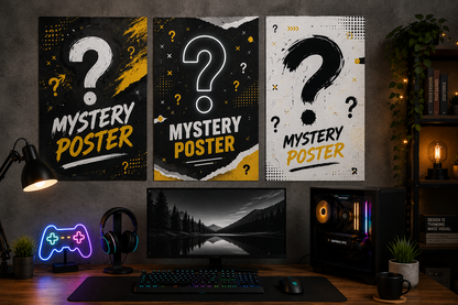 Mystery Poster X 3