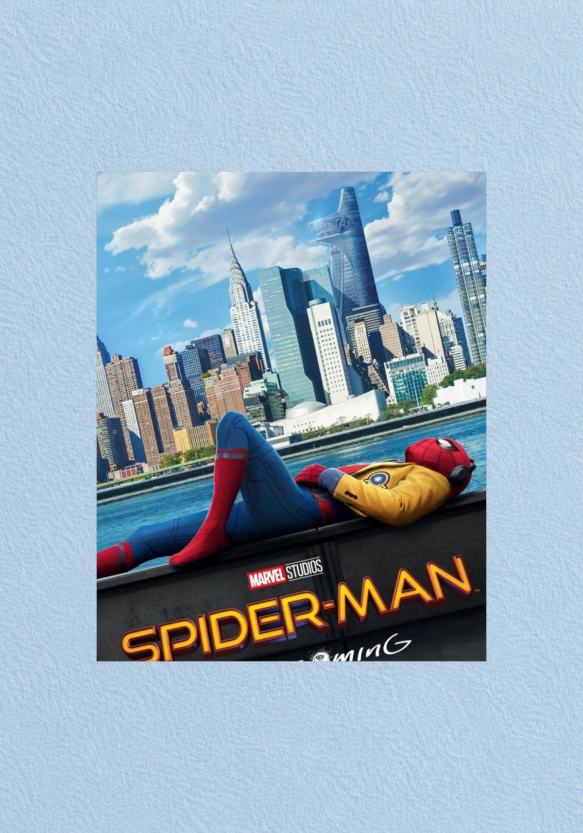 Spider-Man City Skyline Poster