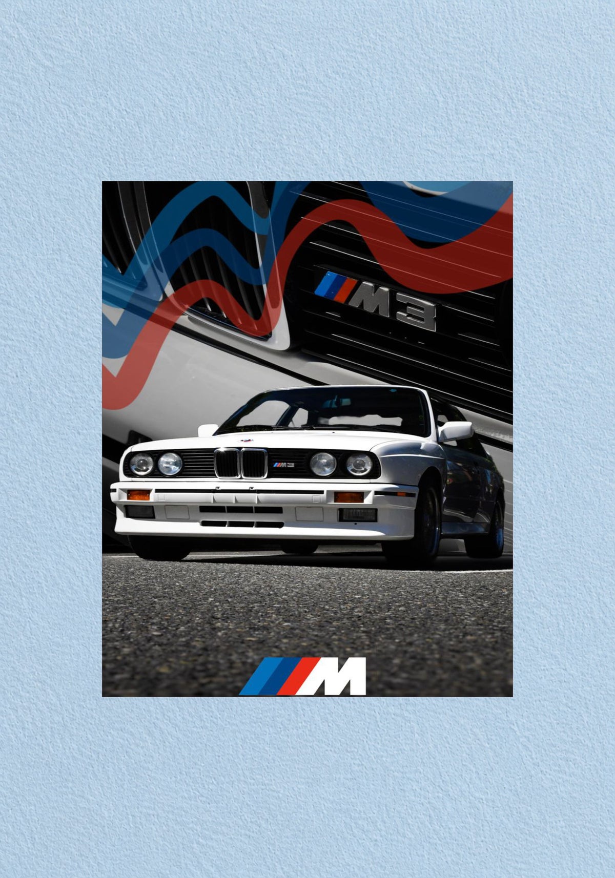 BMW M3 Track Poster