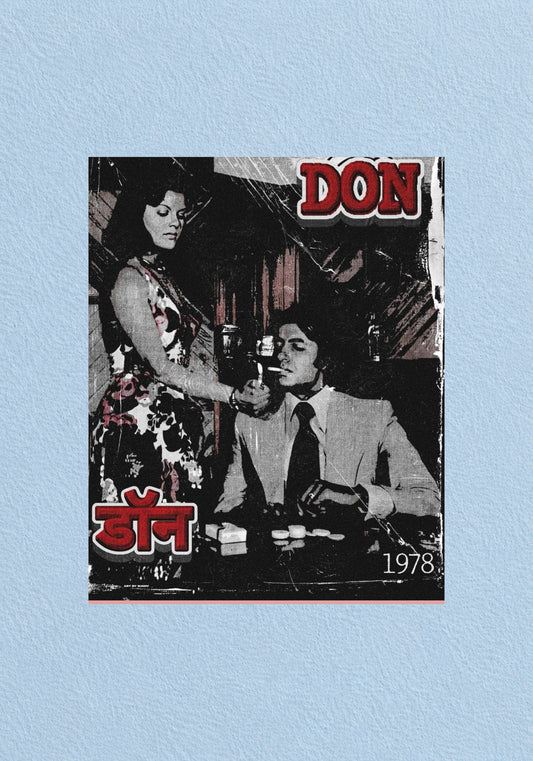 Don 1978 Retro Bollywood Poster