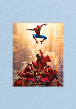 Spider-Man Swinging City Poster
