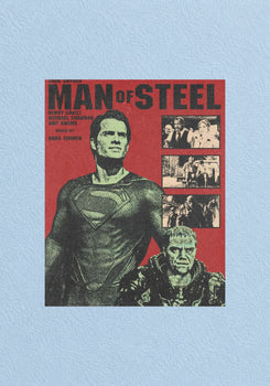 Man of Steel Retro Poster