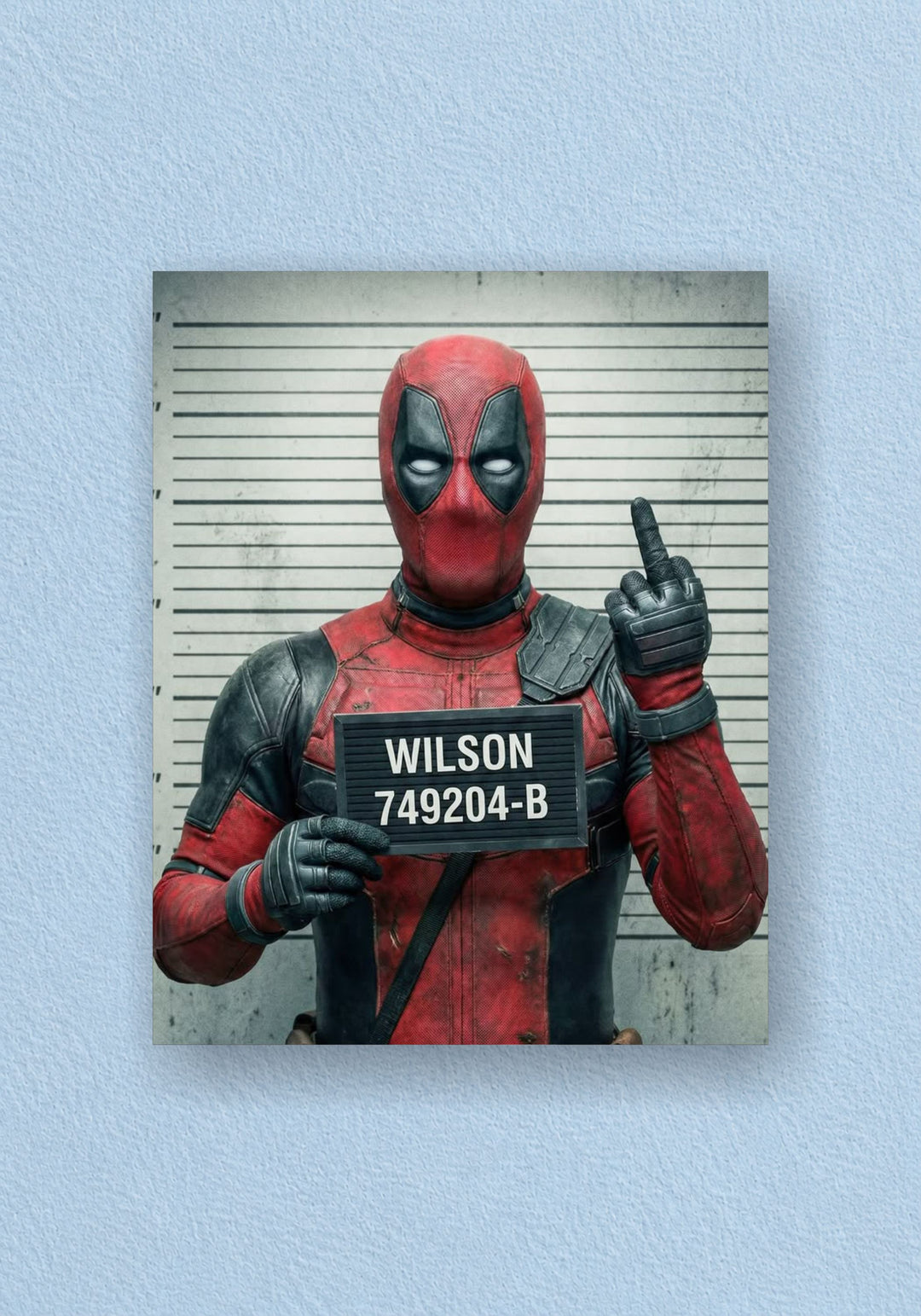 Deadpool Mugshot Poster