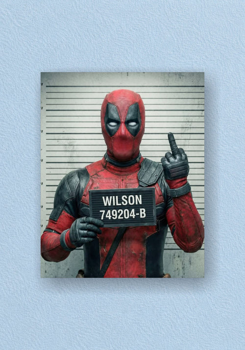 Deadpool Mugshot Poster