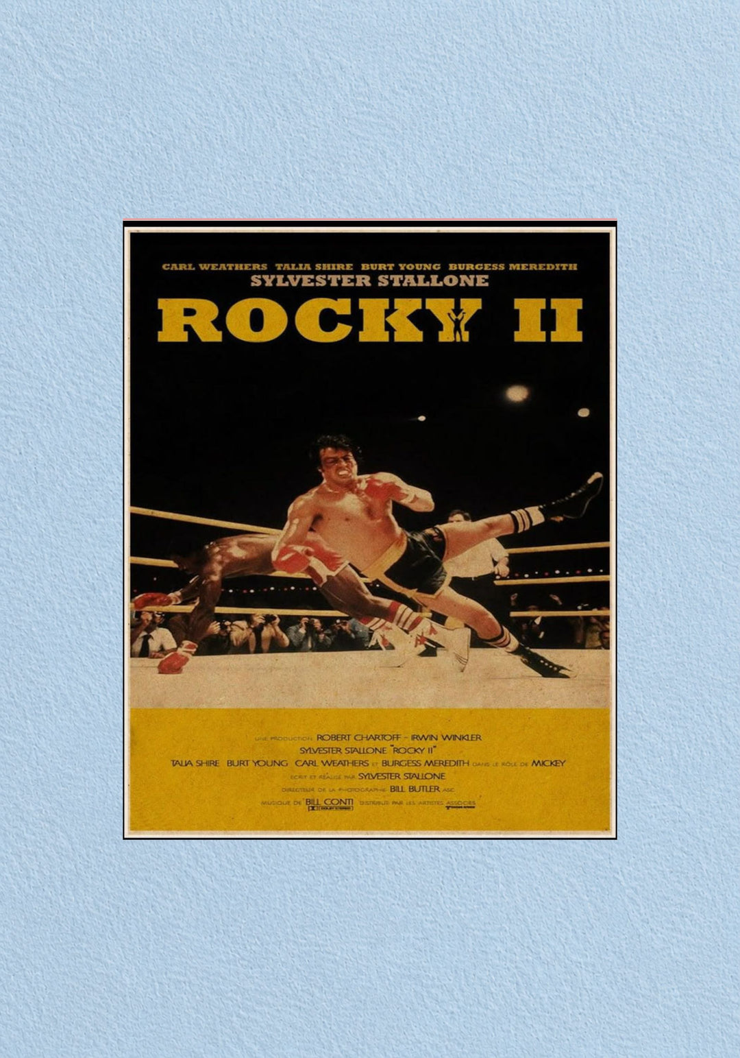 Rocky II Vintage Boxing Poster