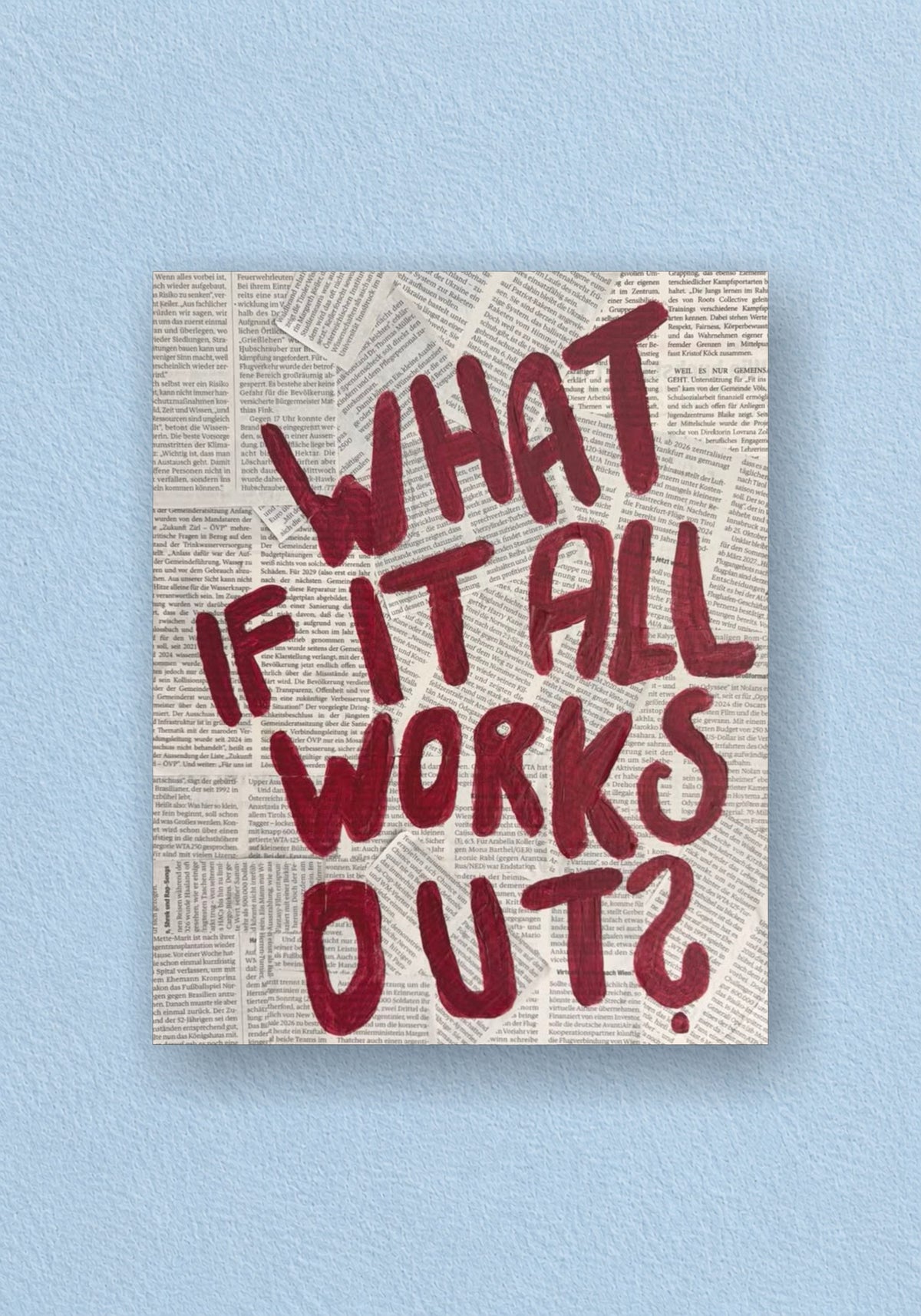 What If It All Works Out Poster