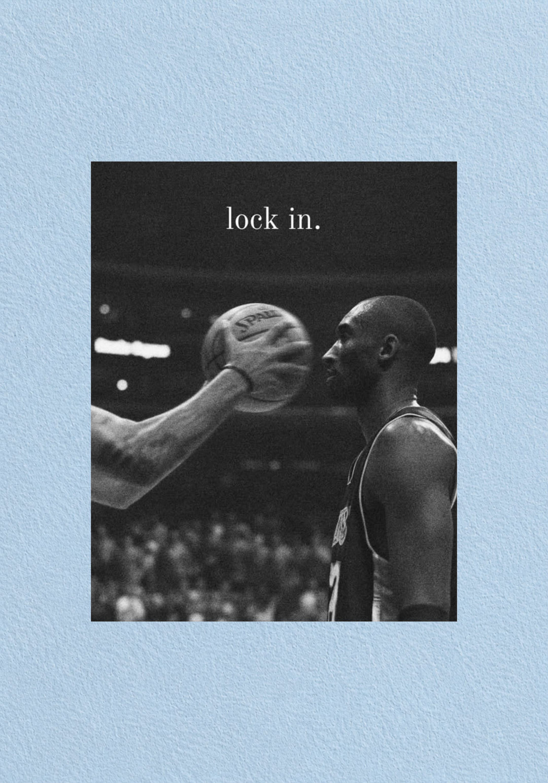 Lock In Basketball Poster